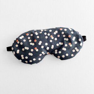 Weighted Lavender Flaxseed Sleep Mask, All Natural, Washable Cotton Cover